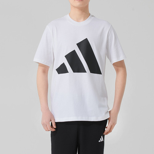 Adidas男子夏季圆领短袖T恤透气