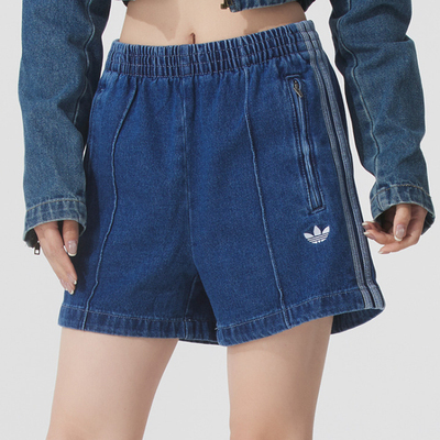 Adidas三叶草女裤运动短裤五分裤