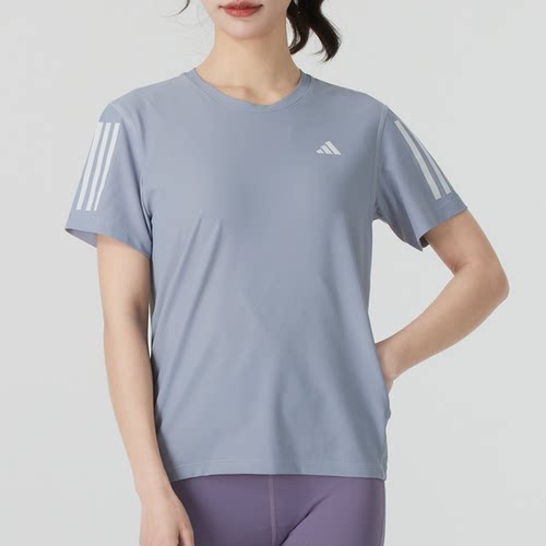 阿迪达斯女子运动休闲短袖T恤