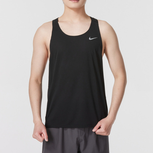 耐克NIKE 男子跑步风洞马拉松休闲训练透气速干吊带背心 FN4230