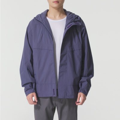 adidas防风连帽摇粒绒衬梭织夹克