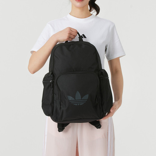 Adidas男包女包三叶草双肩背包