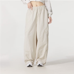 Nike耐克女裤25新款伞兵裤宽松拒水梭织工装运动长裤HM6145