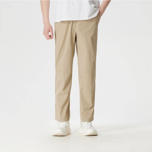 Skechers男透气速干休闲直筒长裤