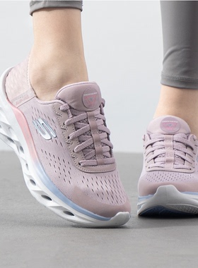 Skechers斯凯奇女鞋缓震跑步鞋闪穿舒适透气轻质运动鞋150191