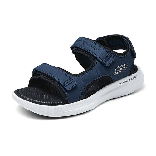 Skechers男休闲运动舒适透气凉鞋