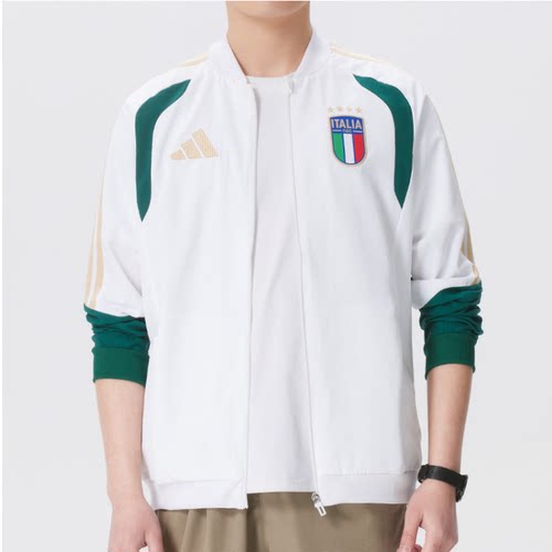 阿迪达斯男足球运动服夹克外套