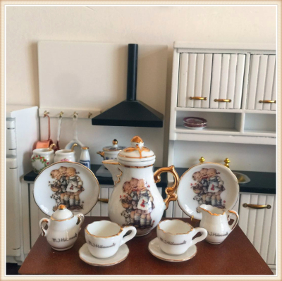 德国品牌喜姆娃微缩陶瓷茶具/BLYTH6分/BJD6分/ MK6分/迷你厨房