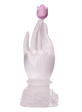 一心一意琉璃佛手莲花摆件居家神台工艺品供奉禅意家居中式装饰品