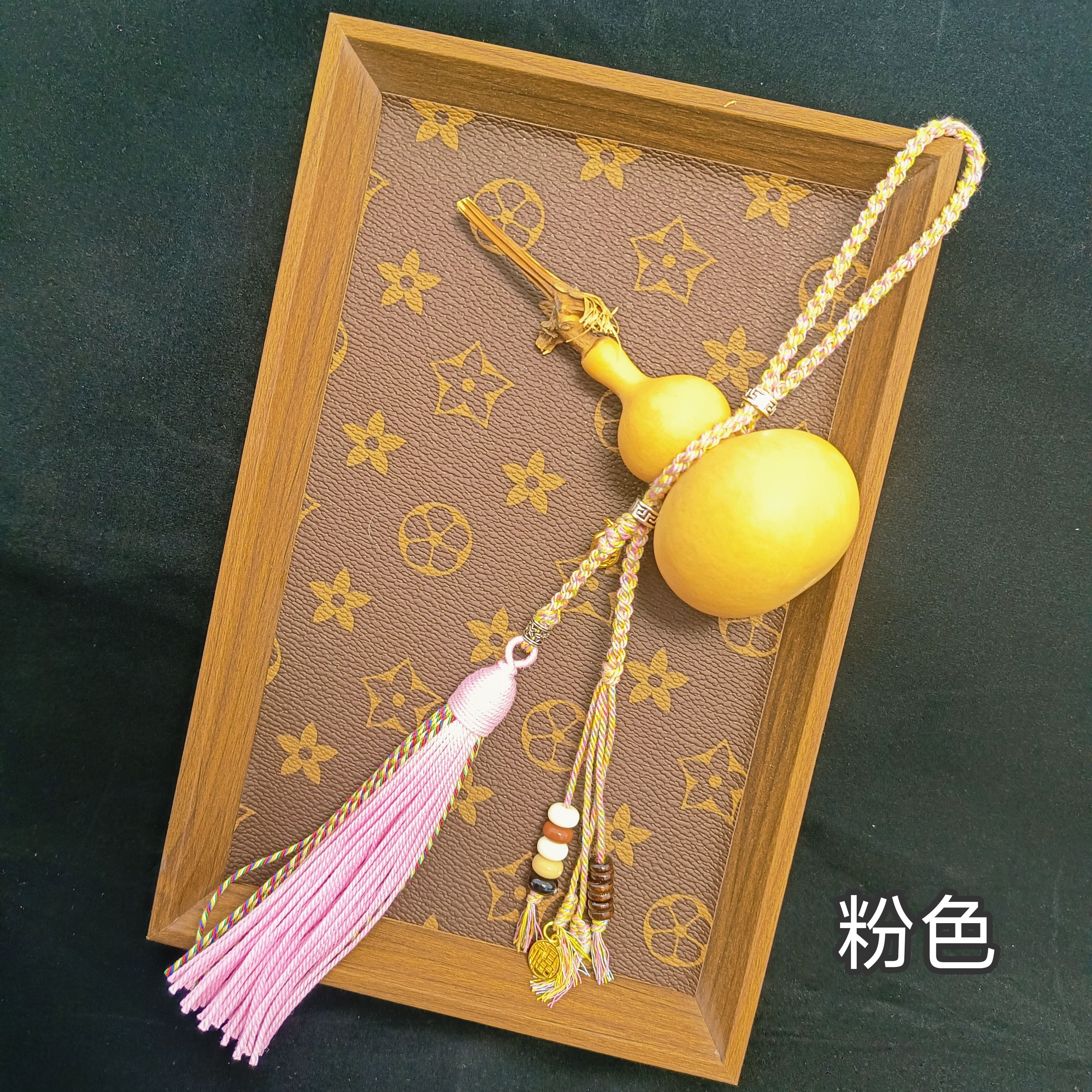 原创设计小众编绳葫芦挂绳车载挂件纯手工编制diy手工编织包挂件