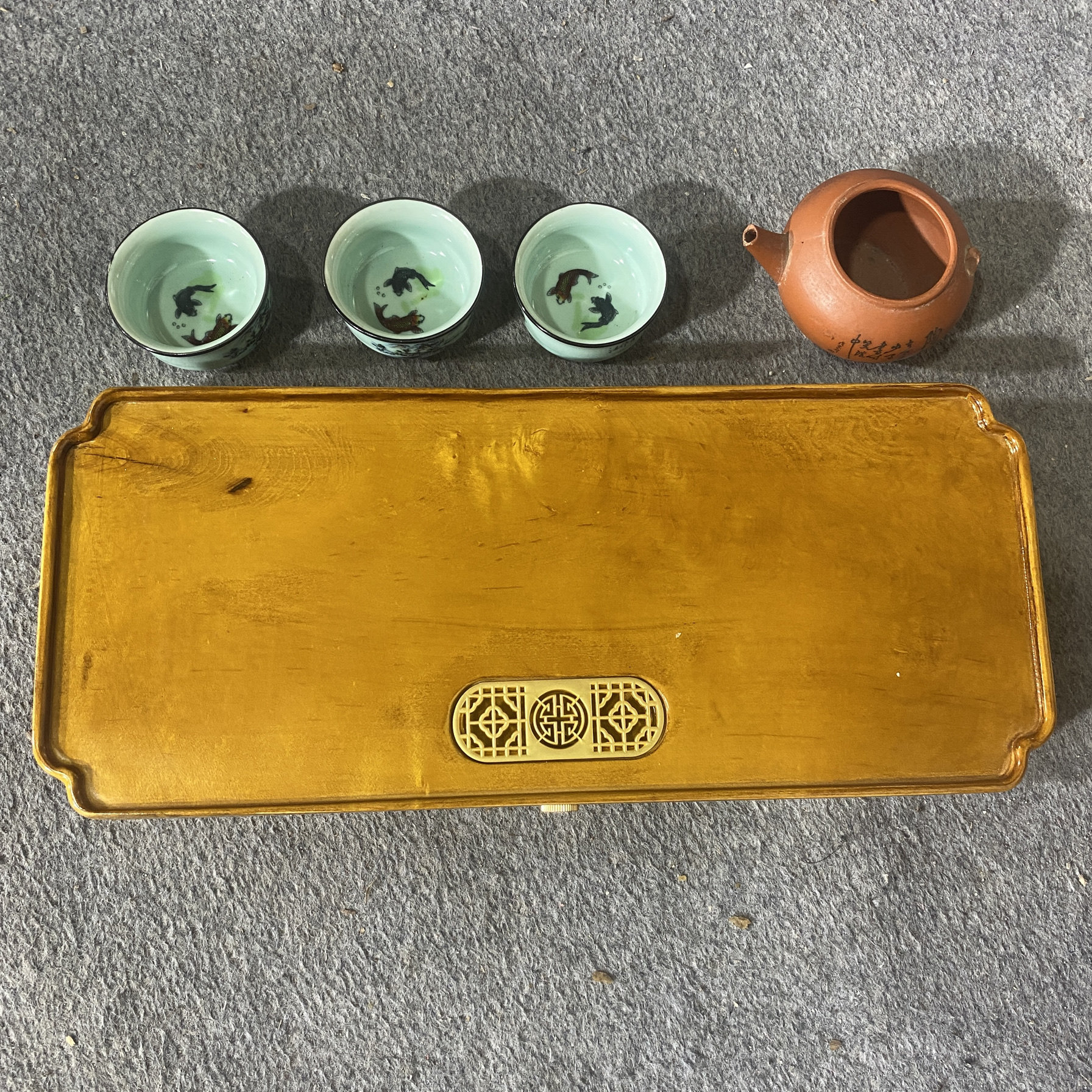 金丝楠木茶盘实木家用小型树根茶海根雕花梨木黄金樟功夫整块原木