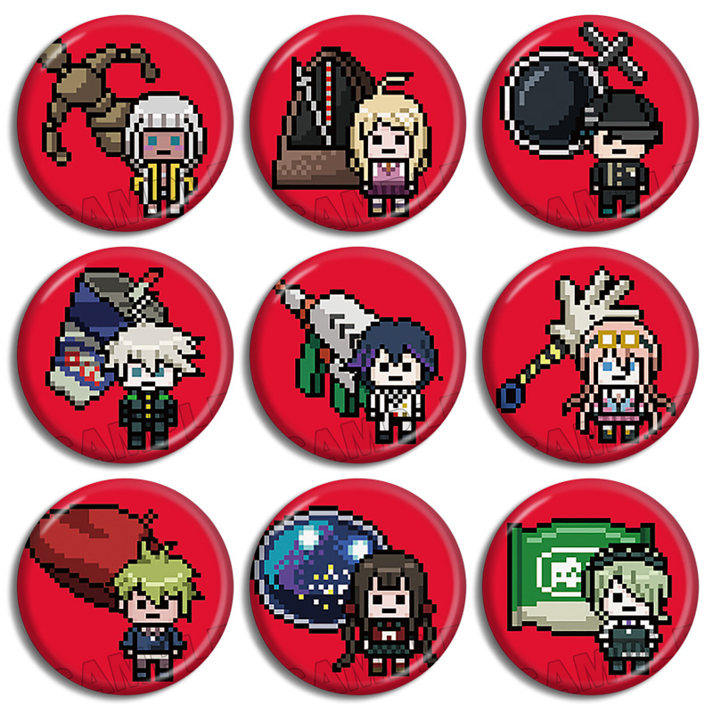 新弹丸论破v3像素武器徽章王马小吉最原终一动漫游戏周边现货