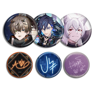 NIJISANJI EN 彩虹社Alban Yugo 涉谷初生日限定纪念徽章吧唧现货