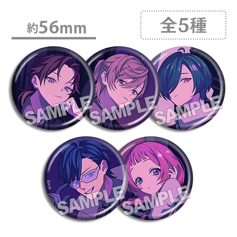 彩虹社NIJISANJI 七次元生徒会 吧唧徽章 叶 三枝明那 绿仙 周边