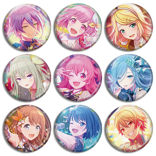 世界计划彩色舞台徽章吧唧现货