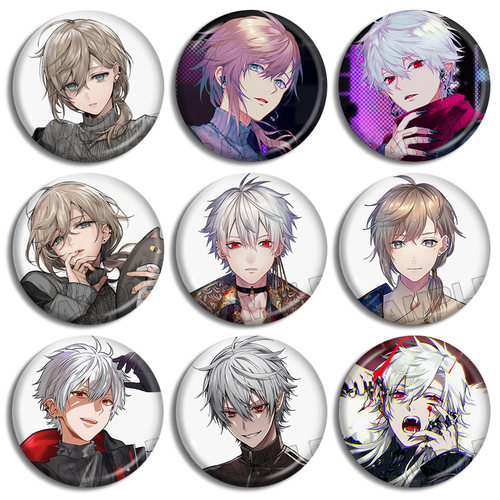 彩虹社徽章吧唧周边现货