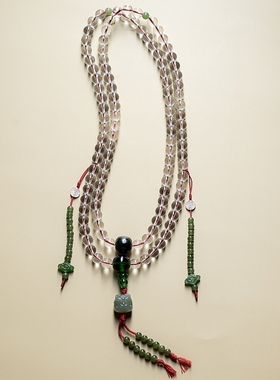 卡杰格朵天然白水晶念珠