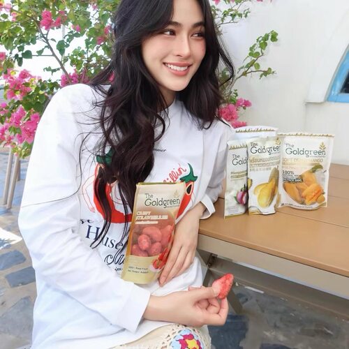 泰国榴莲干芒果干明星k00代言Goldgreen邝玲玲代言正品代购