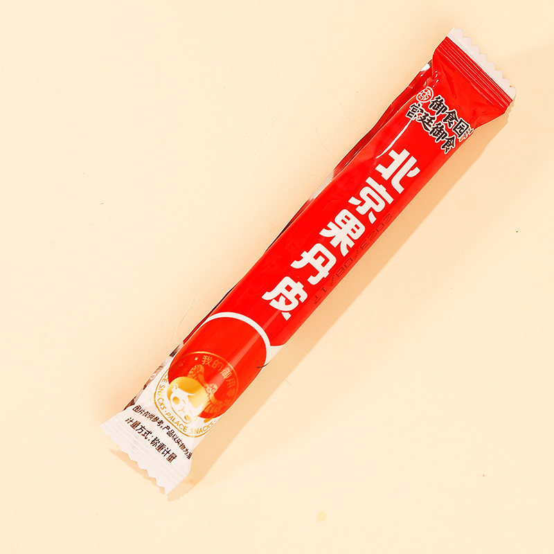 御食园果丹皮500g老式硬山楂卷山楂糕北京特产小吃儿时记忆