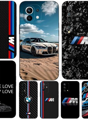 磨砂软手机壳适用小米15 14 13T1010S11 12 12X12S13PRO 宝马M2M3M5条纹