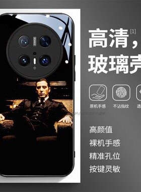 玻璃手机壳适用华为Mate80 70 60PRO40E40MAX50P30P40P50P60P70PURA 教父电影GOD FATHER1