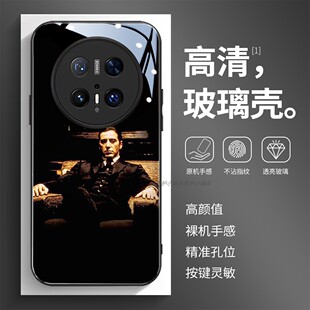 教父电影GOD 60PRO40E40MAX50P30P40P50P60P70PURA FATHER1 玻璃手机壳适用华为Mate80
