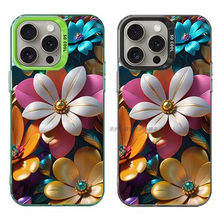大孔硬壳手机壳适用苹果iPhone17Pro16Max13Pro15XS14XR8X7plus12SE11 爱心花朵女生梦幻18