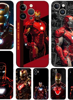 磨砂软手机壳适用苹果iPhone161514Pro Max mini13ProXSXRX87plus1211SE 钢铁侠