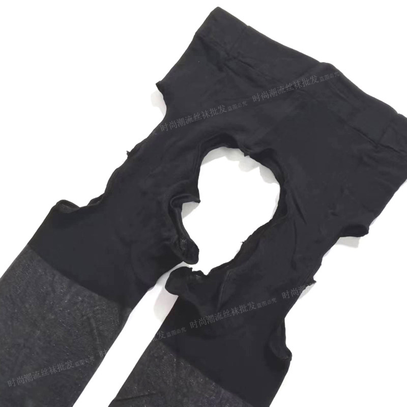 夏季四面吊带连裤袜超薄透明镂空加大码200斤丝袜透明四面加肥胖m