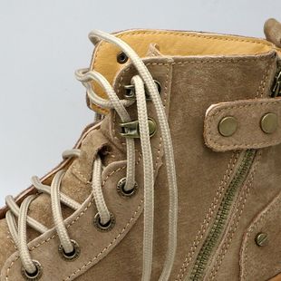 鞋带绳马丁靴女款男款圆棕色黑色白色皮鞋靴子咖色卡其色cat鞋绳