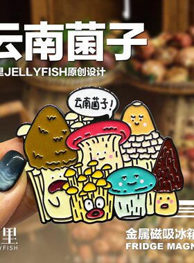 云南冰箱贴旅游文创金属磁贴礼物