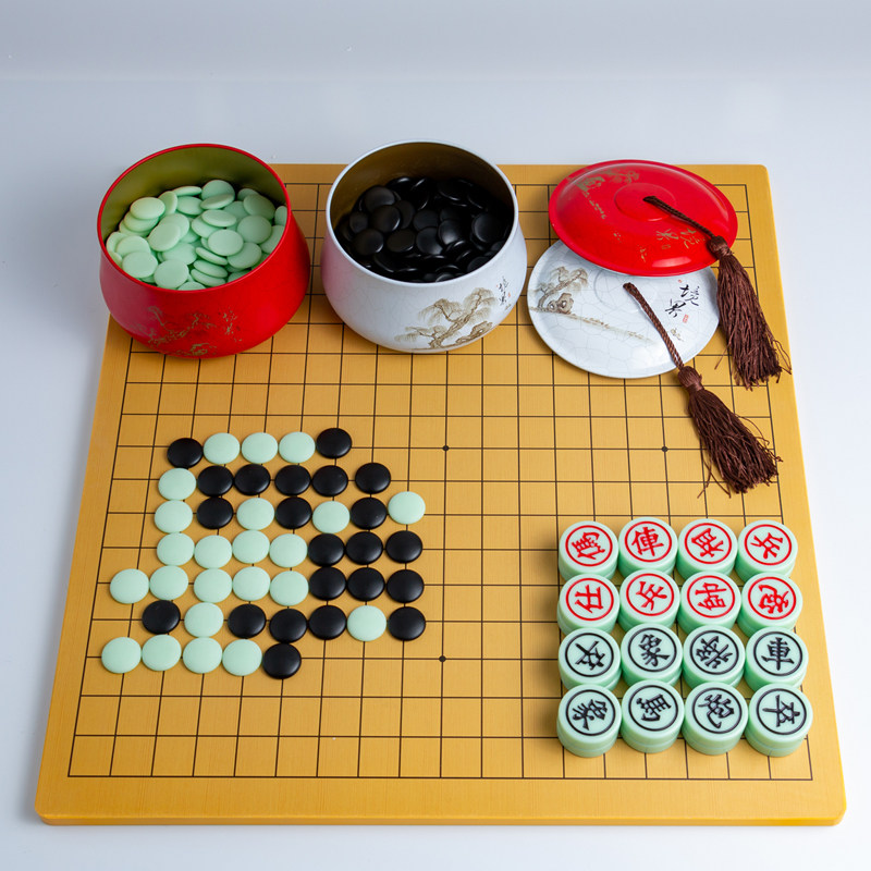 慧鑫翡翠围棋两用套装儿童