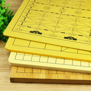 中国象棋围棋单双面棋盘加厚皮革绒布五子棋军旗可折叠软布棋盘图