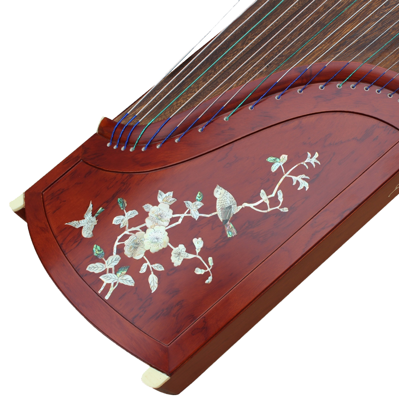 碧泉古筝 挖嵌古筝花鸟E816-2 扬州古筝专业10级考级演奏古筝
