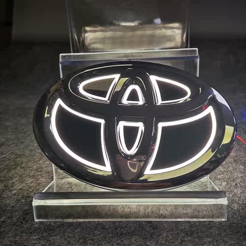 丰田改装前后车标LED发光车标