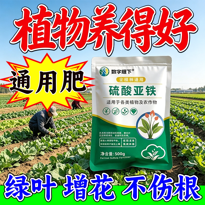 硫酸亚铁颗粒黄叶急救补铁有机肥