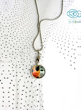 蝴蝶翅膀太阳原创手工制作首饰