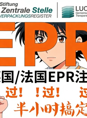 德国包装法ERP注册LUCID环保税申报跨境TEMU包装法回收缴费凭证