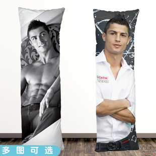 C罗Ronaldo人形等身抱枕护腰睡觉男友玩偶照片定制足球迷周边礼物