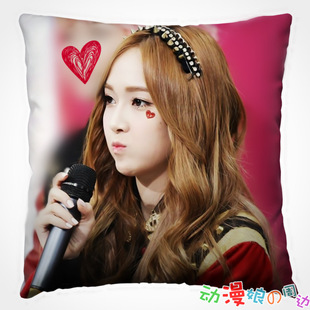 少女时代郑秀妍/Jessica杰西卡周边定做/DIY图片订制午睡靠垫抱枕