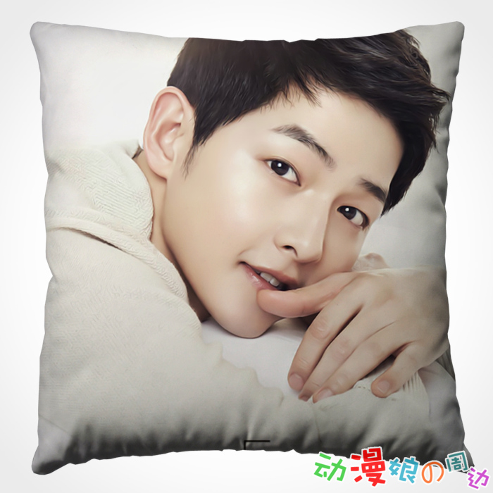 照片汽车午睡宋仲基礼物抱枕包邮