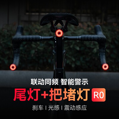 ROCKBROS自行车尾灯把堵灯