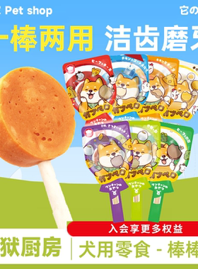 地狱厨房棒棒糖狗狗磨牙棒零食磨牙耐咬小型犬泰迪博美犬专用丽可