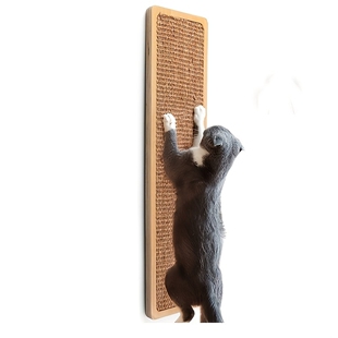 实木墙壁剑麻垫猫抓板挂墙墙耐磨不掉屑耐抓立式磨爪柱猫咪大型猫