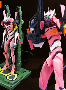 布鲁可积木人新世纪福音战士传奇版8八号机α真希波EVA玩具手办