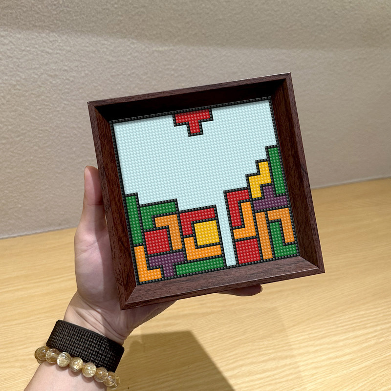 俄罗斯方块钻石画包含相框