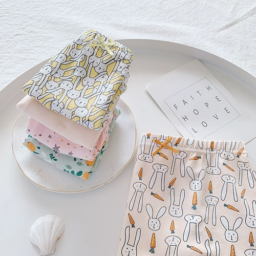 Мультяшные трусы, детский наряд маленькой принцессы в форме цветка для раннего возраста, шорты, в корейском стиле