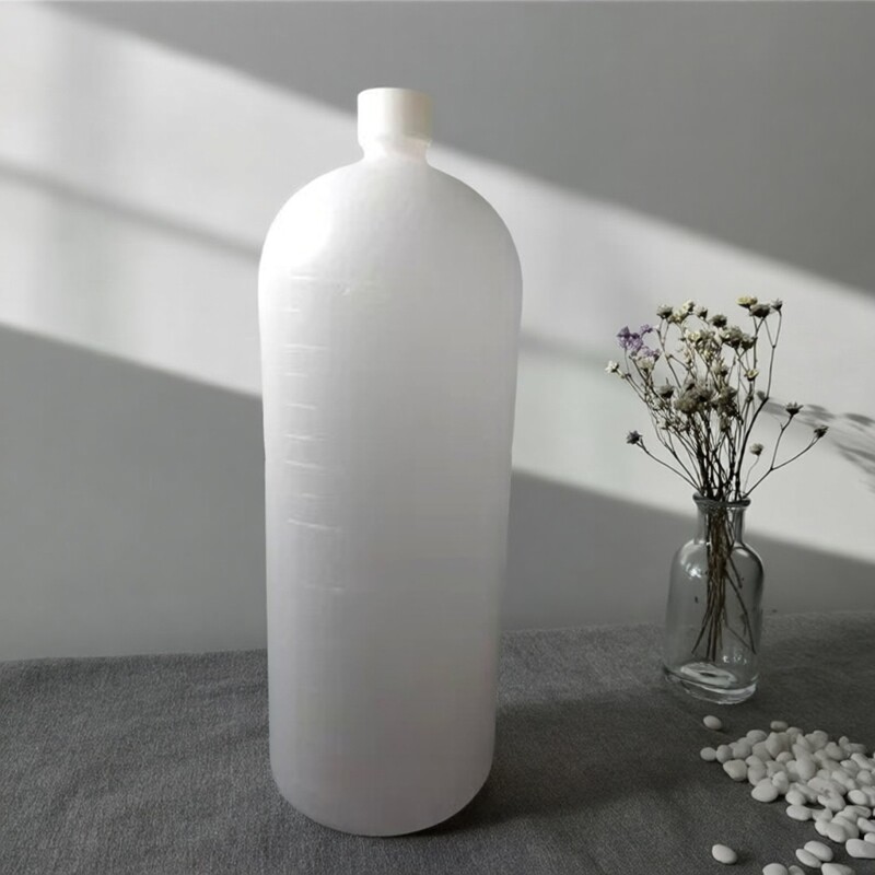 油壶2000ml 毫升塑料瓶子2LKG小口瓶试剂瓶 液体瓶子 带刻度加厚