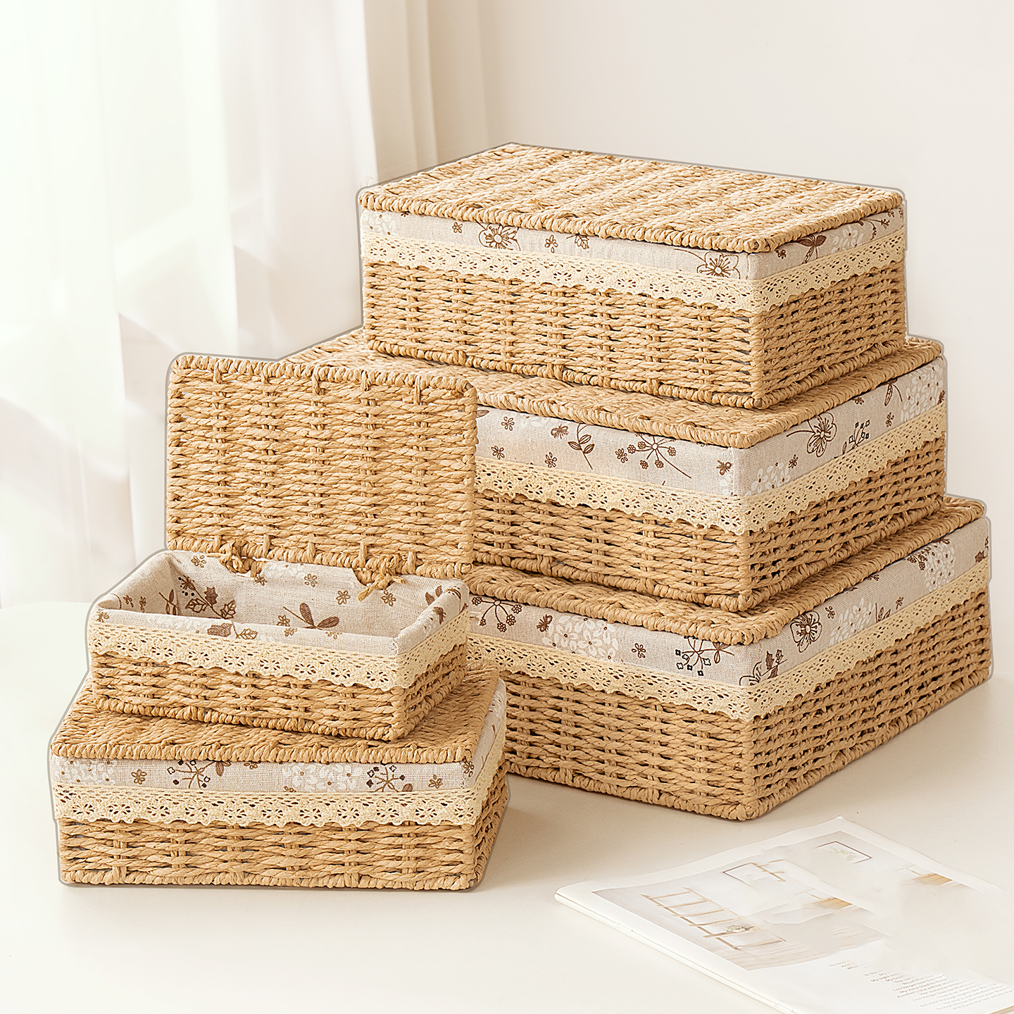 【手工颜选】纯手工编织收纳盒