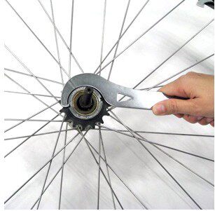 SUPER B BAOZHONG TB-BB20 이중 개방 후크 모양의 데드 플라이 단일 속도 플라이휠 하단 브래킷 잠금 링 분해 및 조립 도구